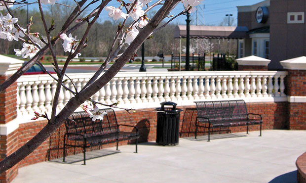 Blog Site Furniture Midtown Bench Receptacle