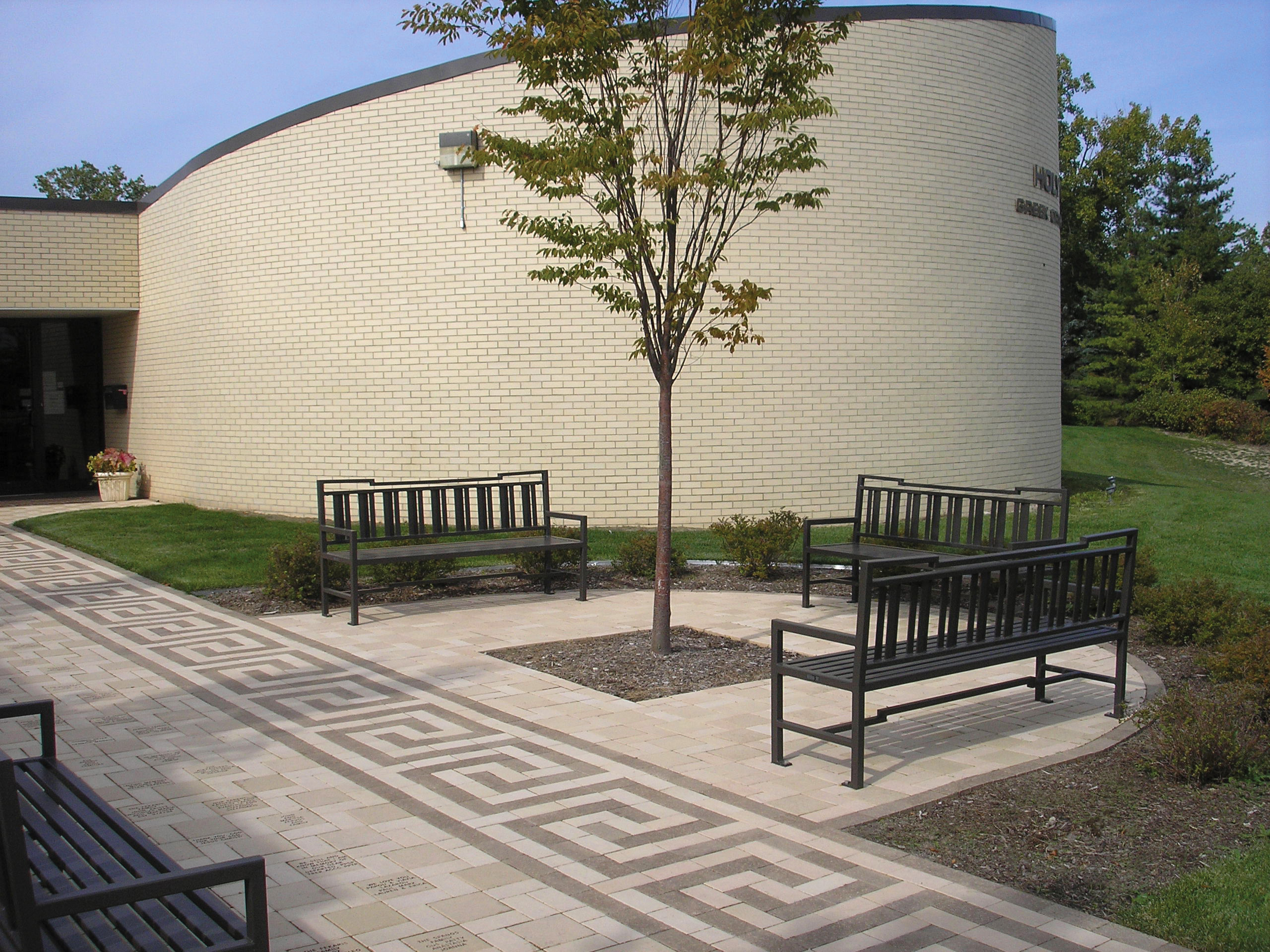 Athenos Benches With Back 6Ft Bronze Church