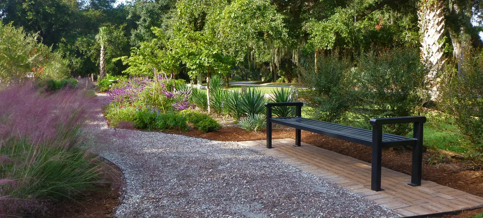 Reading Bench Without Back 6Ft Matteblack Park Garden Landscapedesign Kiawahislandsc