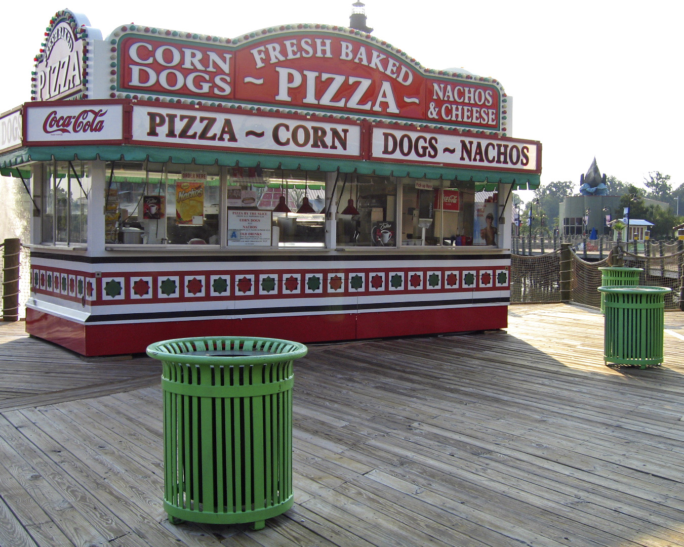 Midtown Litter Receptacle 32Gal Limegreen Entertainment Mrytlebeachsc