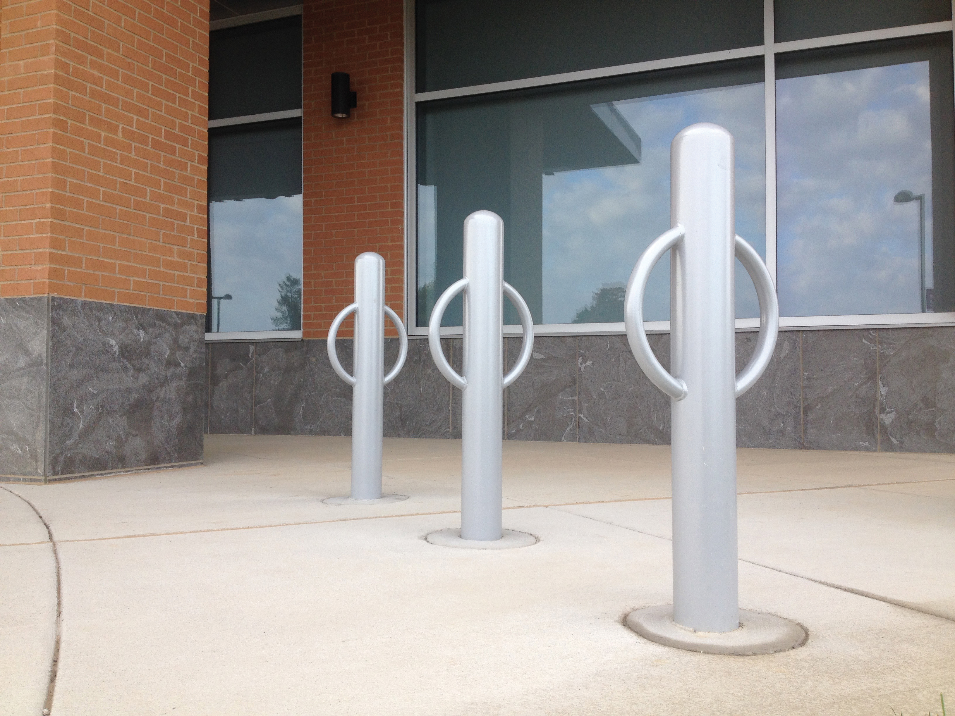 Grove Bollards Embedded Two Bike Loops Sparklesilver Healthcare Wexfordpa