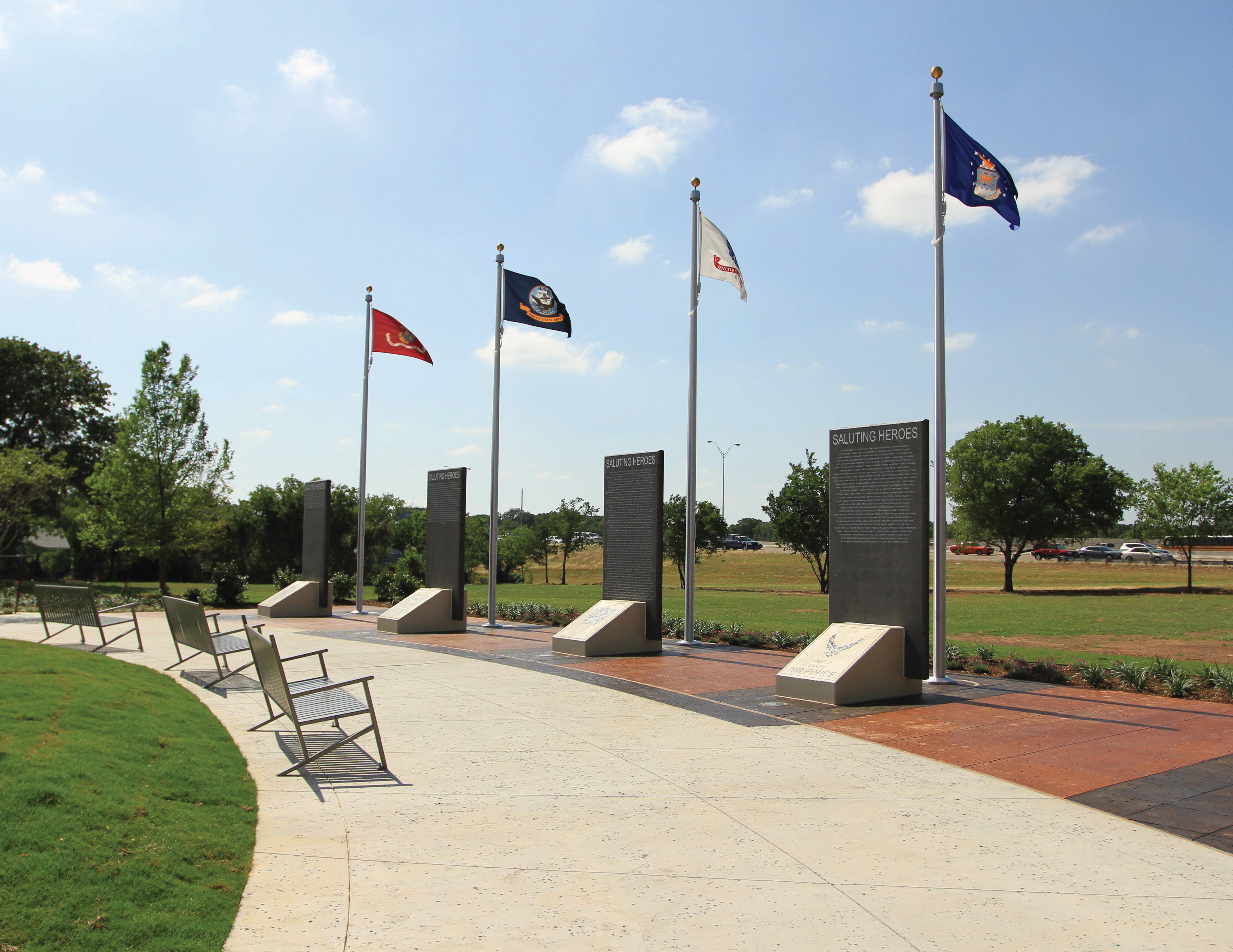 Thendara Bench With Back 6Ft Municipal Memorial Foresthilltx