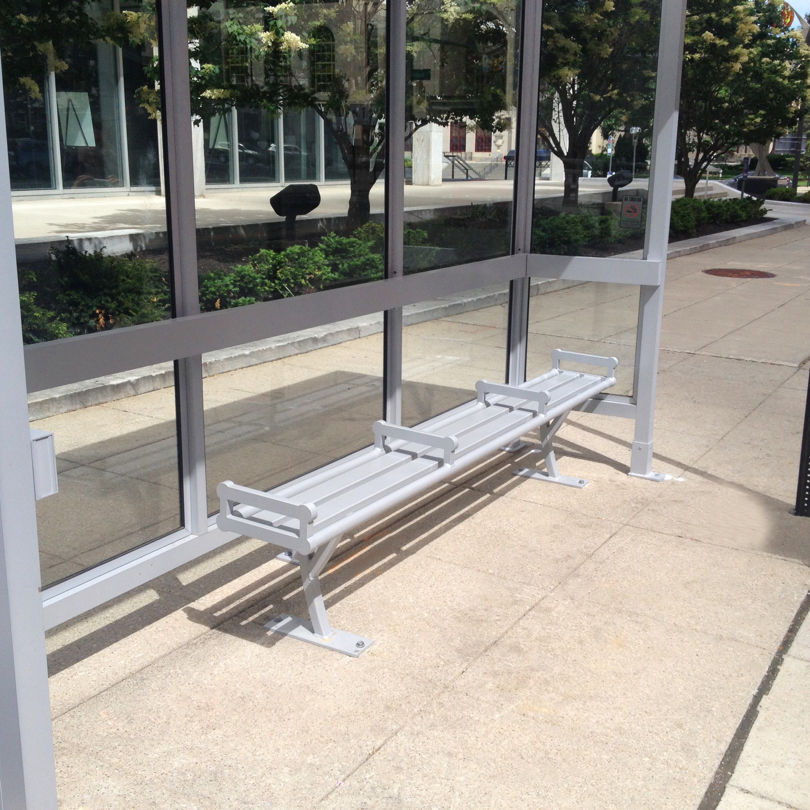Penn Bench Without Back Centerarms Quicksilver Municipal Busstation Busstation Columbusoh