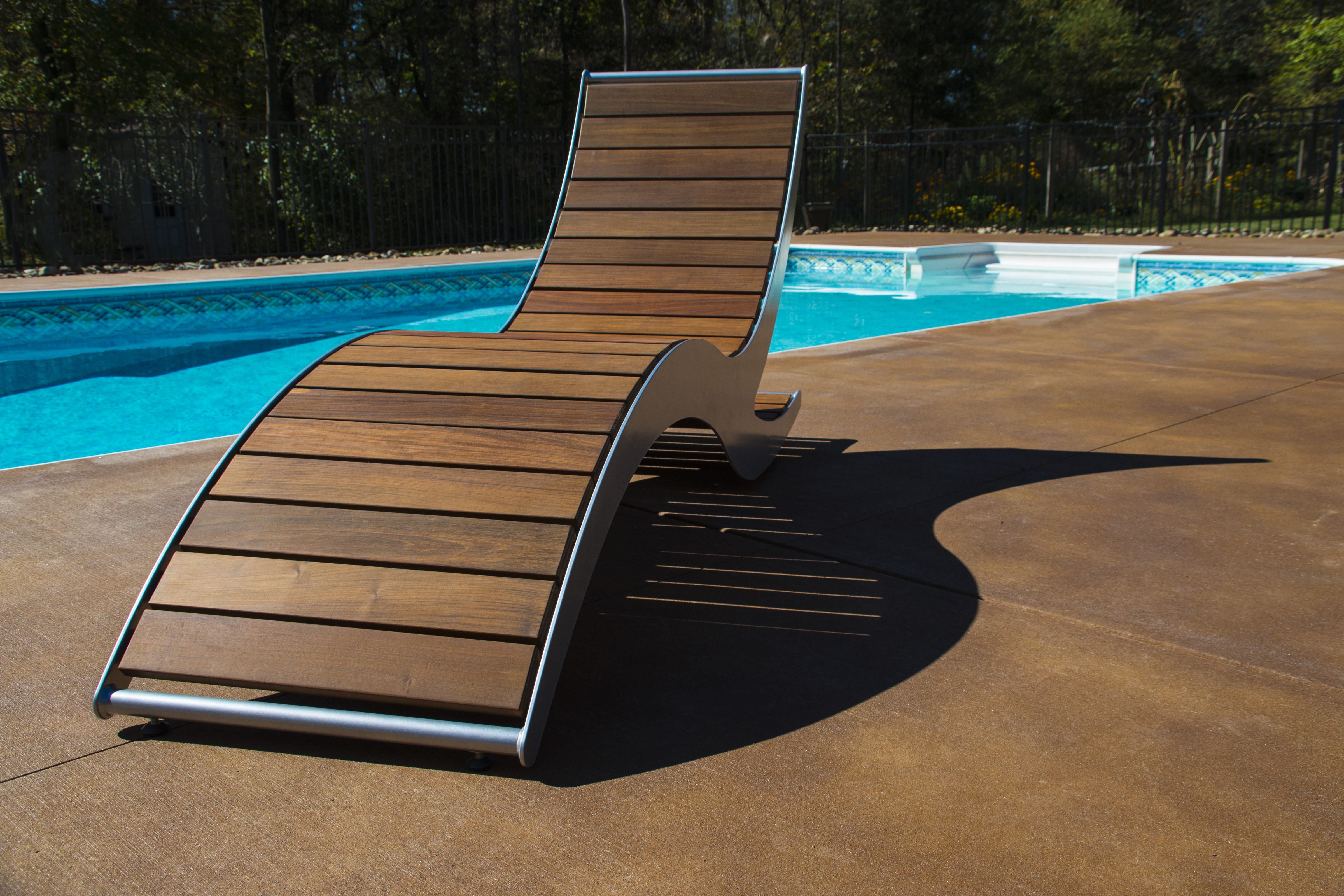 Loma Lounge Chair Sparklesilver Ipe Residential