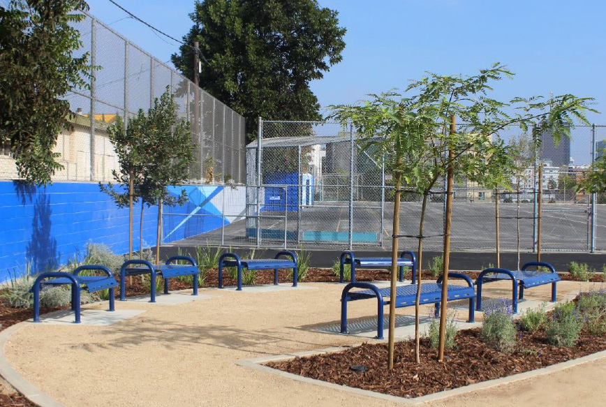 Feature Jackson Bench Without Back 6Ft Nantucketblue Education Middleschool Losangelesca
