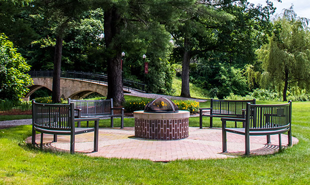 Blog Site Furniture Curved Reading Benches Fire Pit