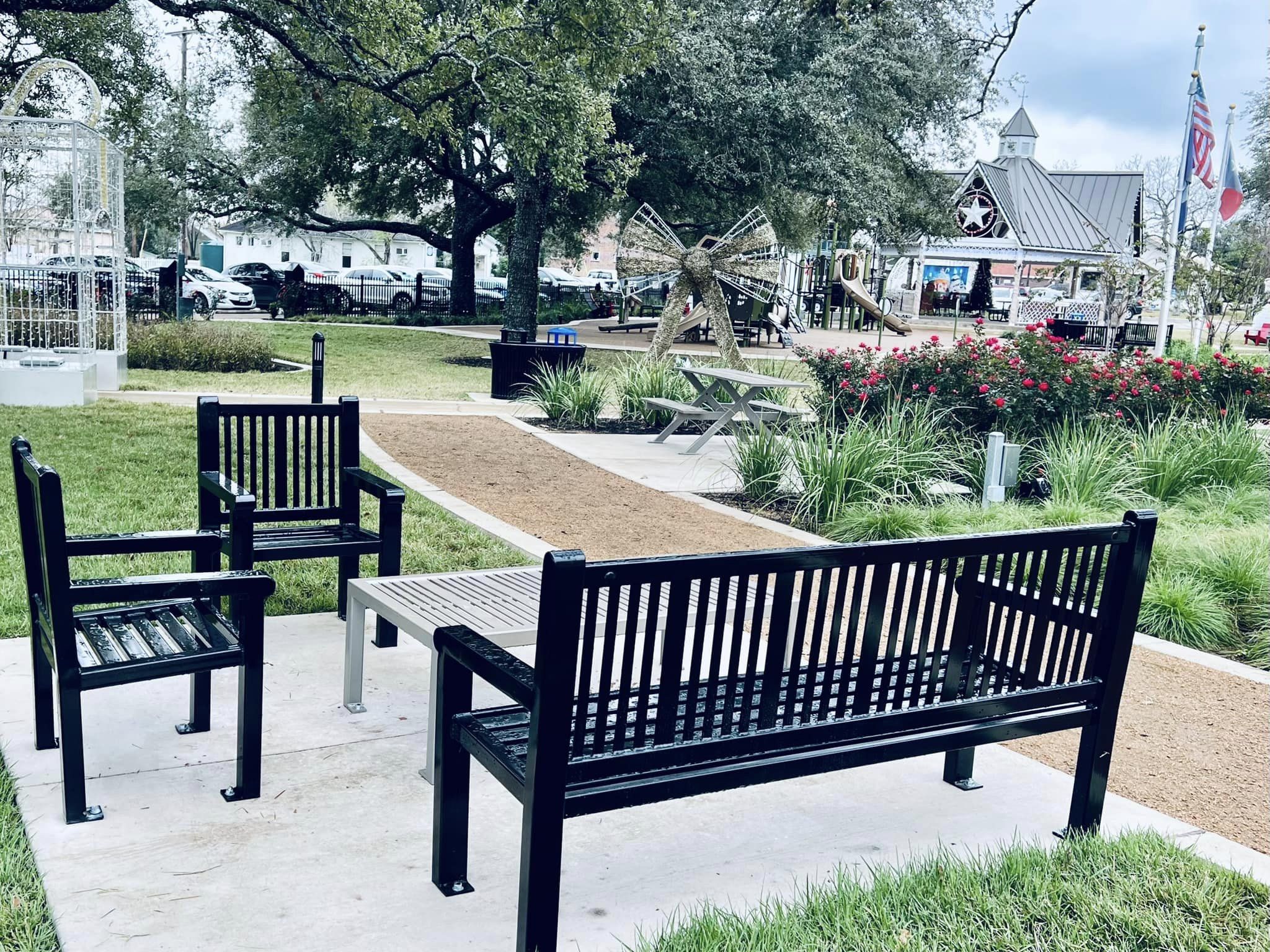Reading Bench With Back 6Ft Reading Chair Glossblack Municipal Park Lyletx