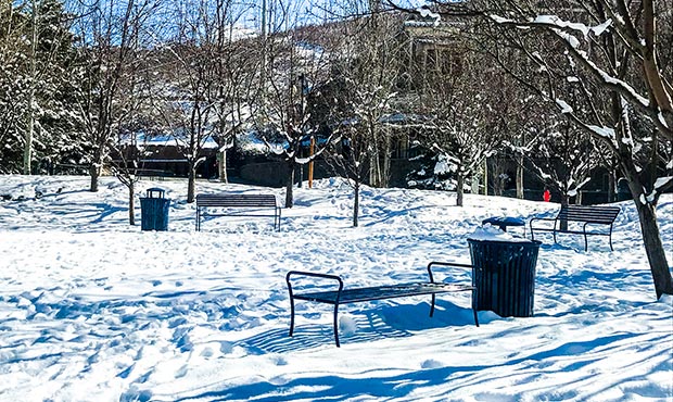 Blog Site Furniture Flat Bench Receptacle Park City