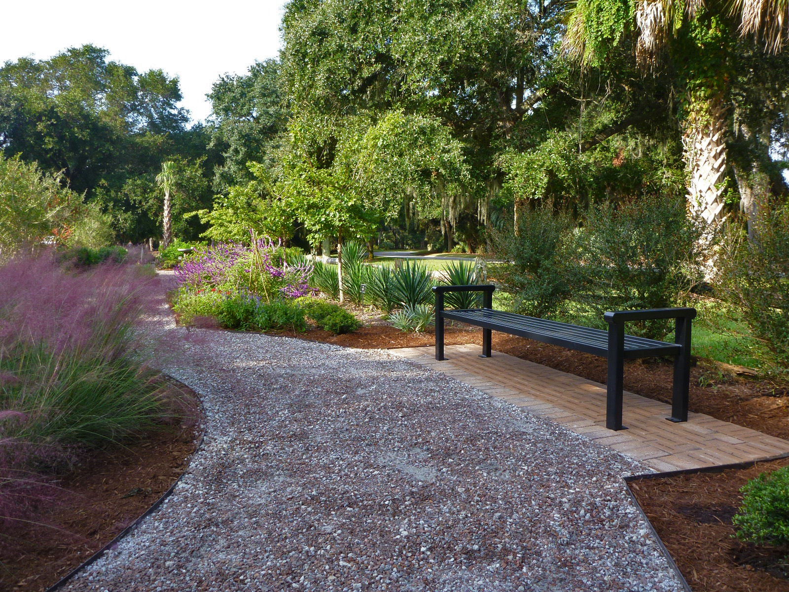 Reading Bench Without Back 6Ft Matteblack Park Garden Landscapedesign Kiawahislandsc