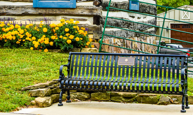 Image 13 Lamplighter Memorial Bench Plaque