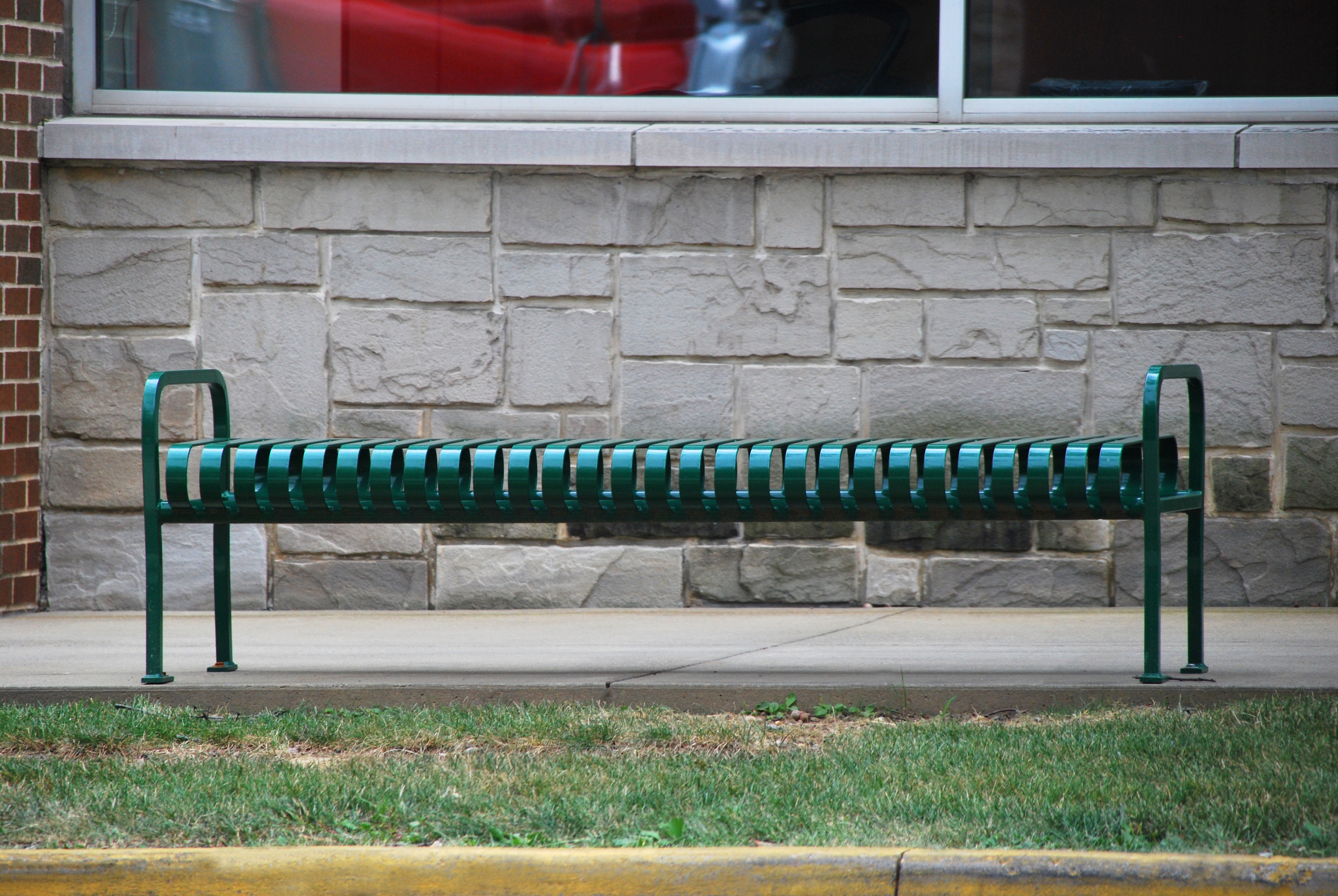 Pullman Bench Without Back 6Ft Huntergreen Municipal Streetscape Butlerpa