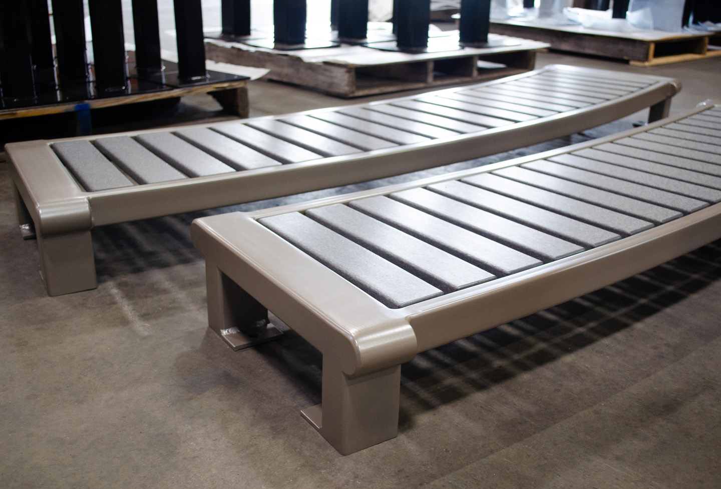 Blog9 Custom Curved Wall Bench RPS Champagne