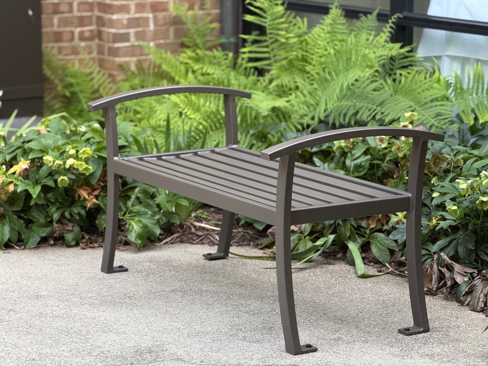 Kerrington Flat Bench 4Ft Bronze Garden Graceepiscopalchurch Gainsvillega