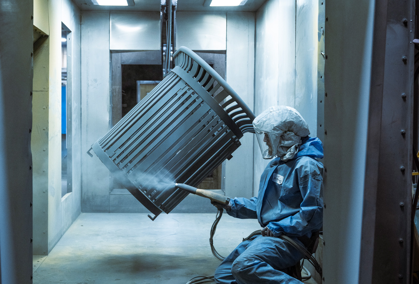 Powdercoating Midtown Litter