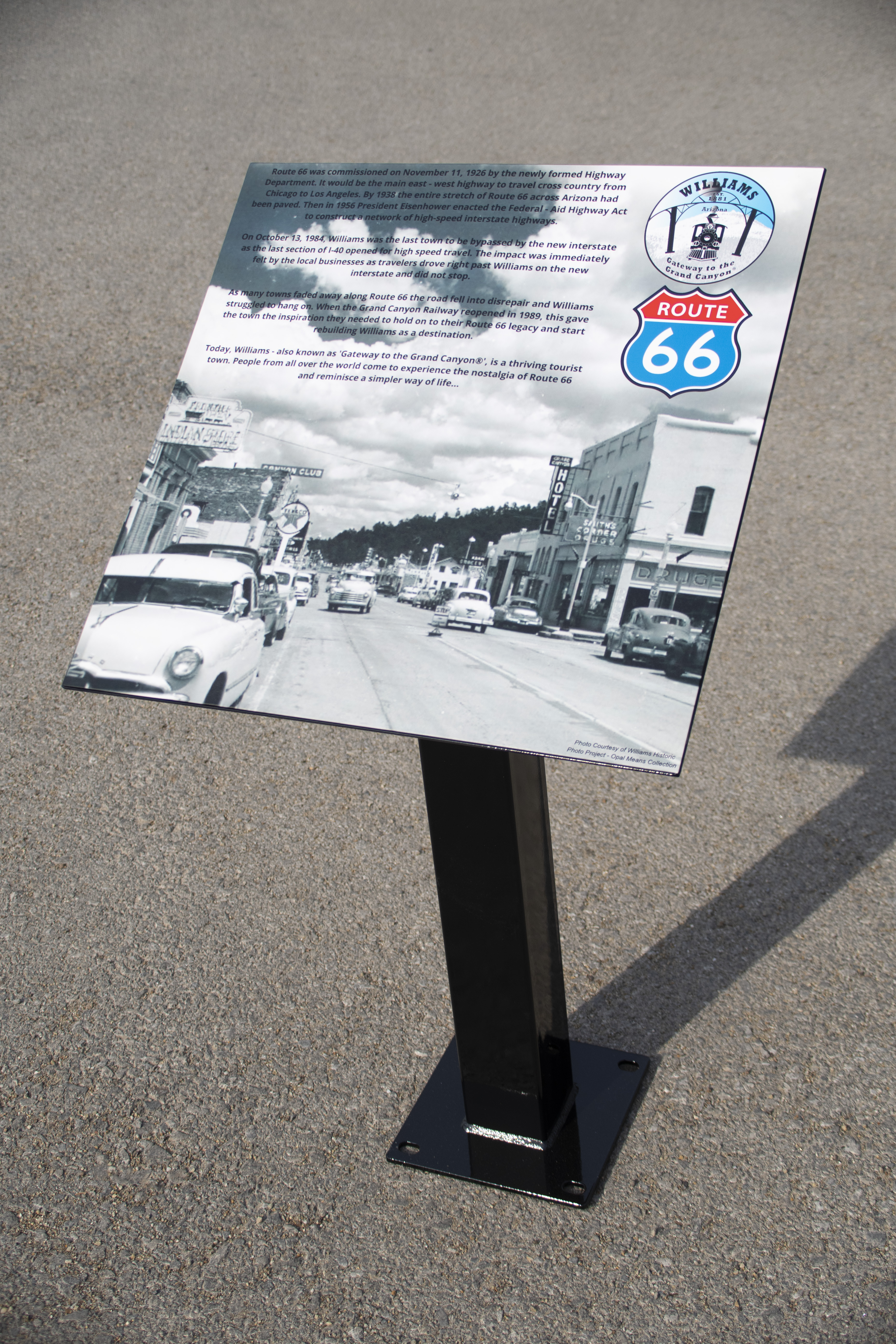 Plaque Stand Keyshieldart Signage Route66