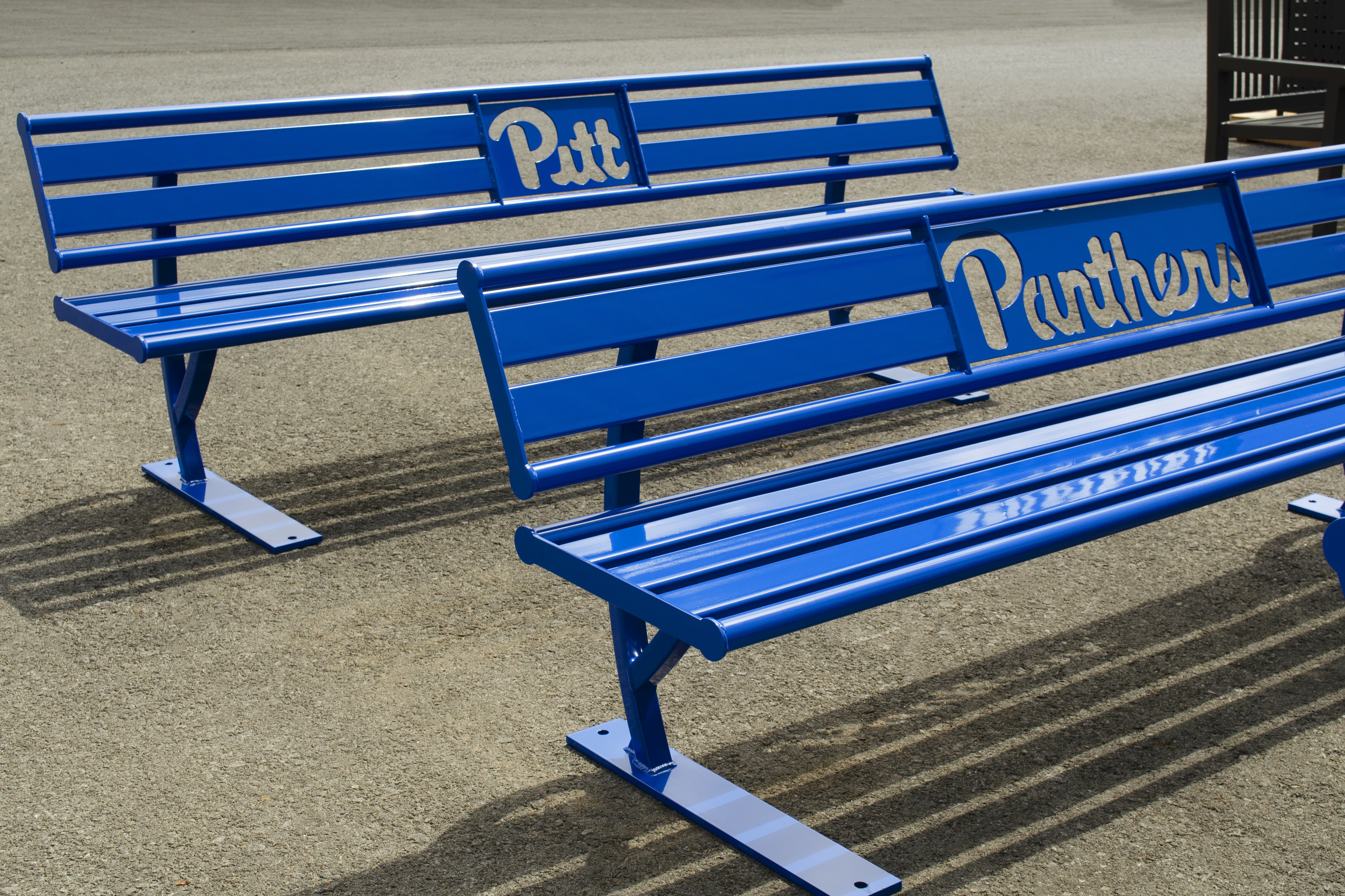 Penn 8Ft Bench Lasercut Nantucketblue Logo University