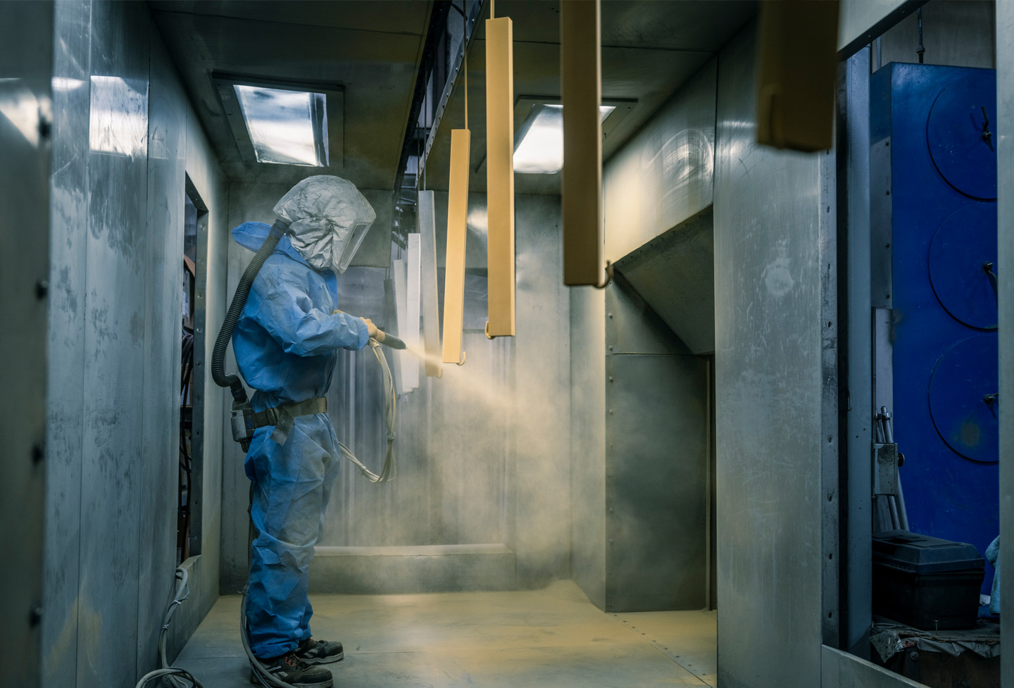 Powder Coating Slats