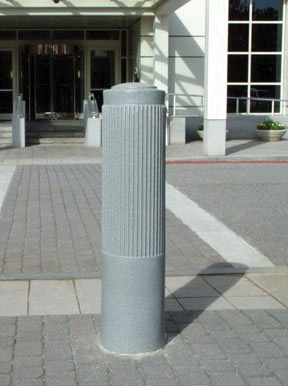 Valley Decorative Bollard Sleeve Onsite
