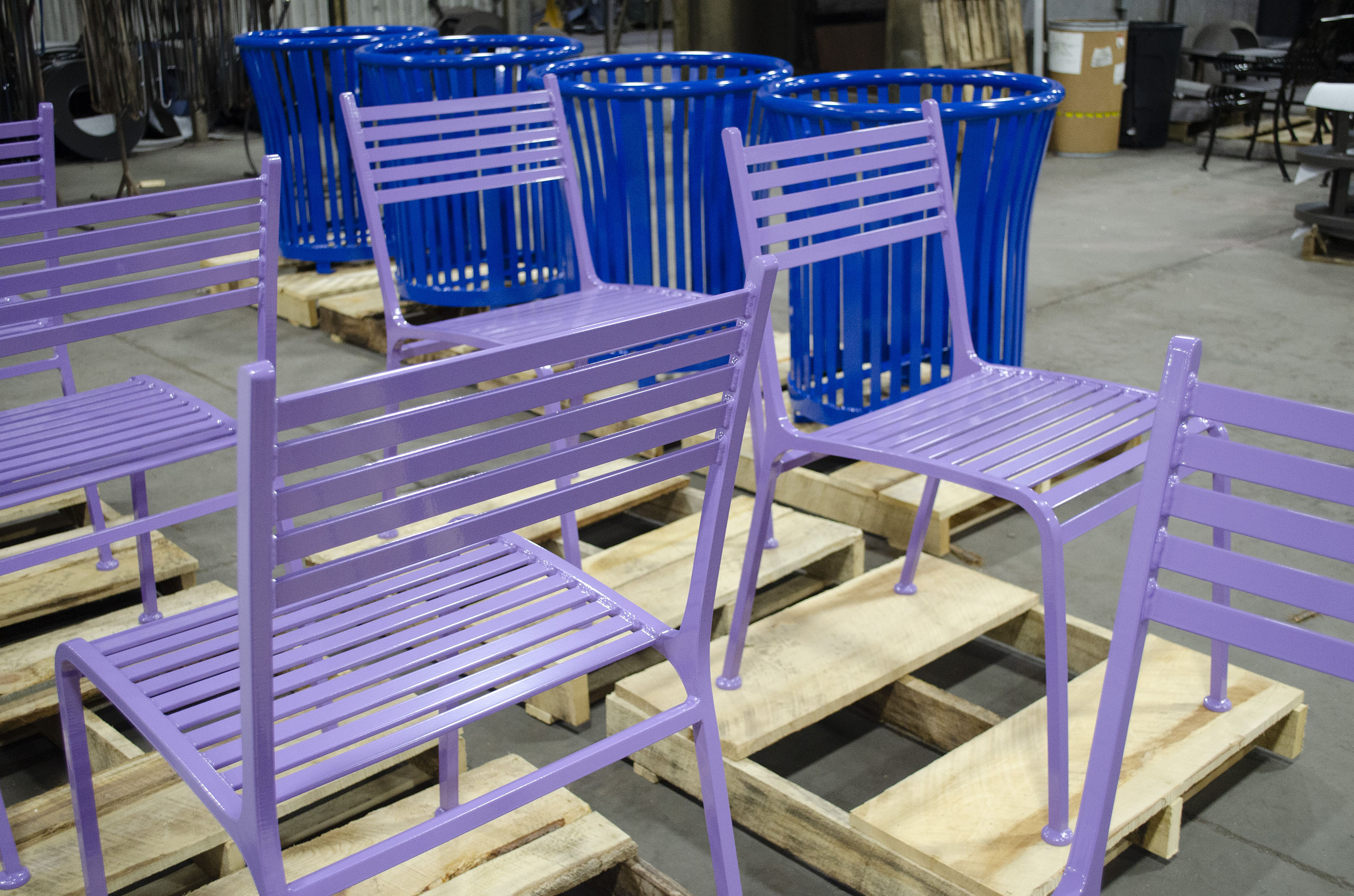 Brookline Chair Purple Production