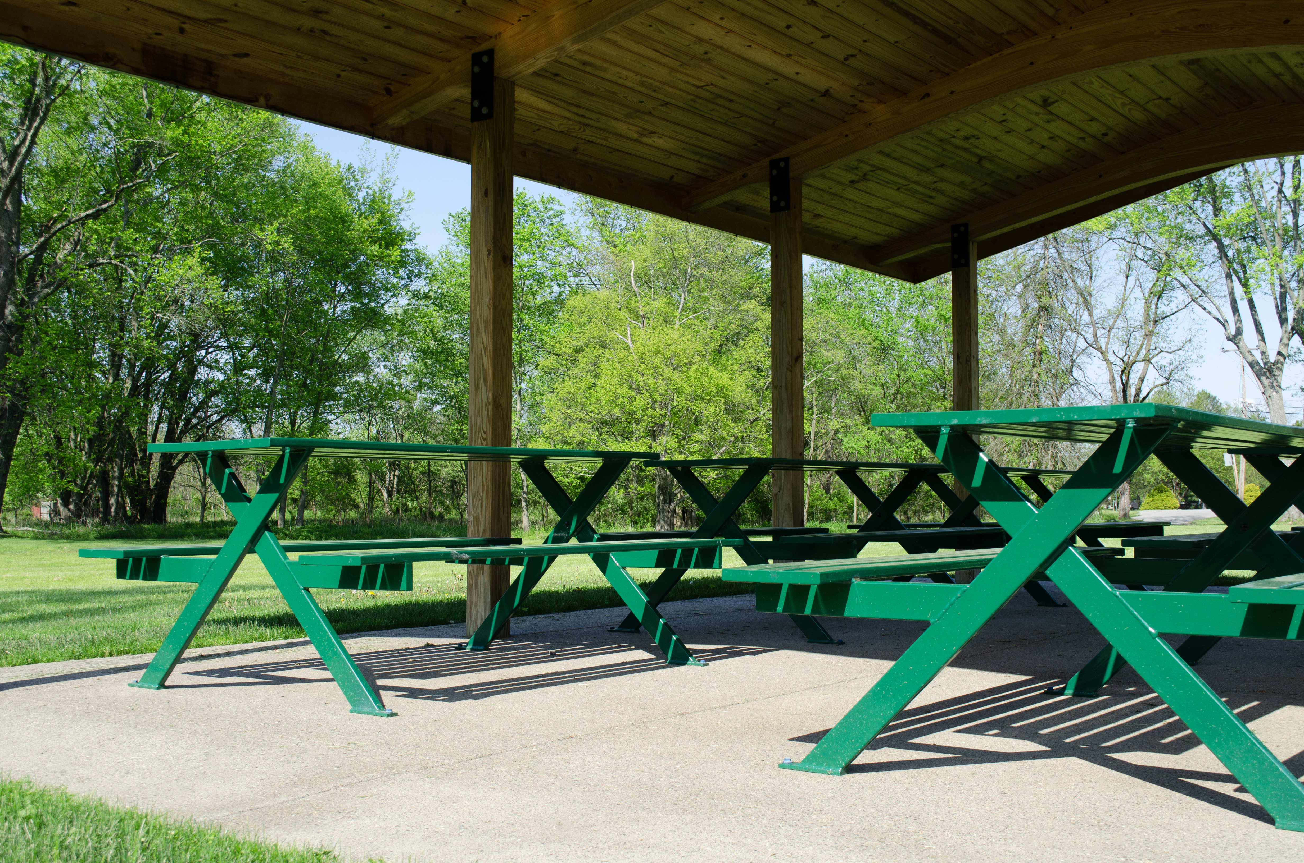 Breakwater Picnic Table 6Ft Evergreen Municipal Pavilion Harmonypa