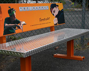 Torque Bench With Back 6Ft Keyshieldart Closeup