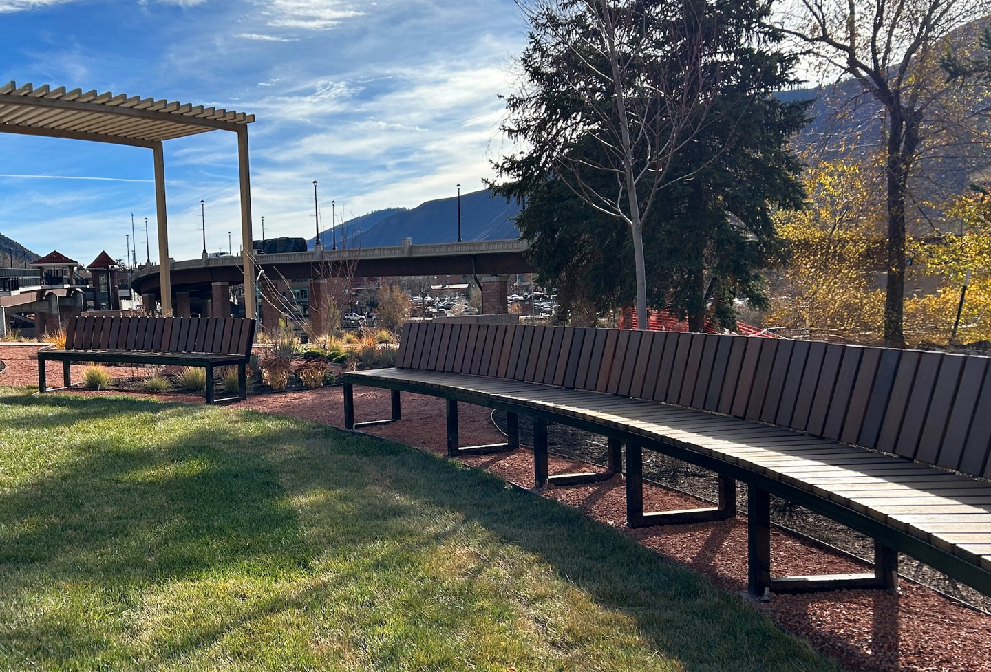 Blog5 Custom Curved Ipe Wood Benches Cityofglenwoodspringsco