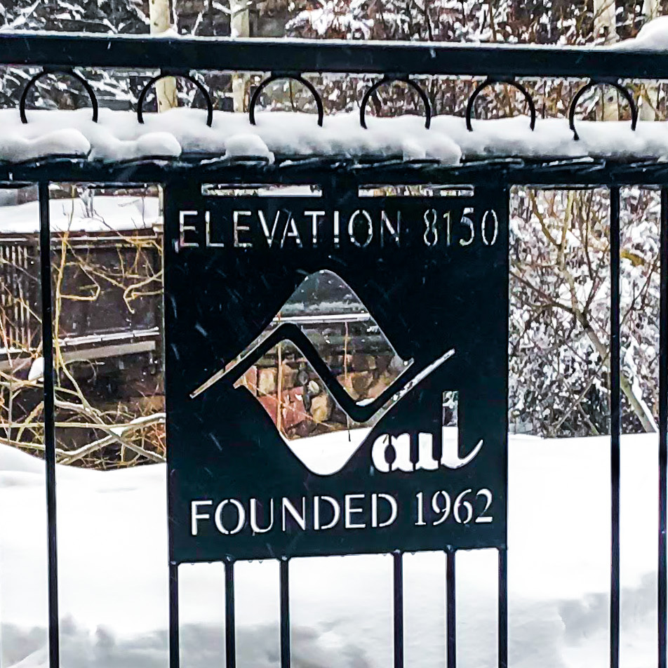 Atlanta Bike Ski Rack Glossblack Lasercut Vail Closeup