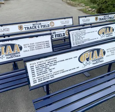 Penn Benches Keyshieldart Signage