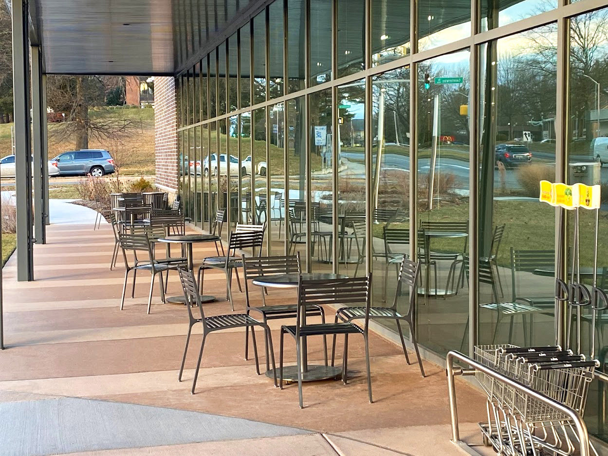 Brookline Chair Contra Table Chromite Retail Grocerystore