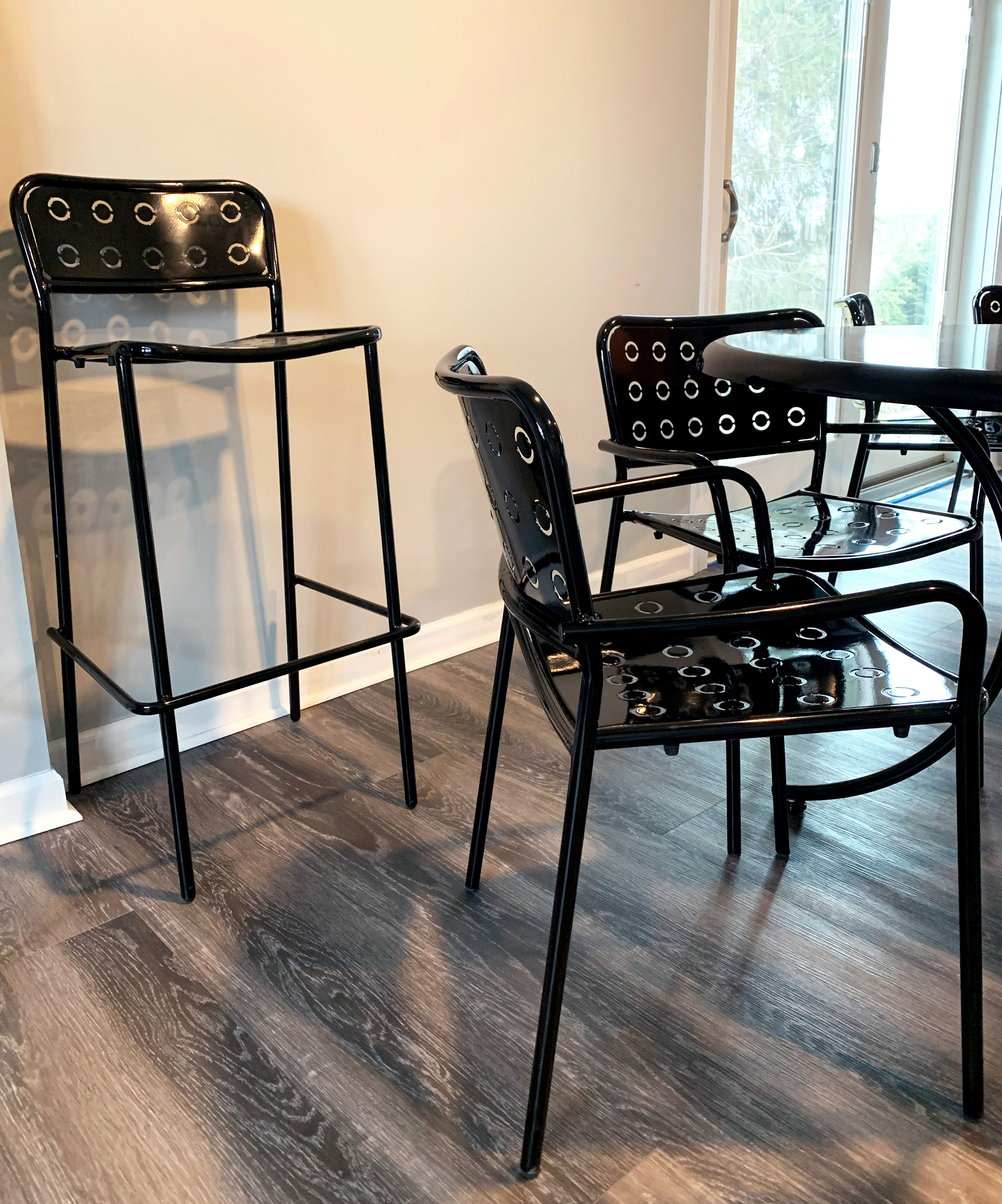Mango Stackable Chair Glossblack Interior Dining