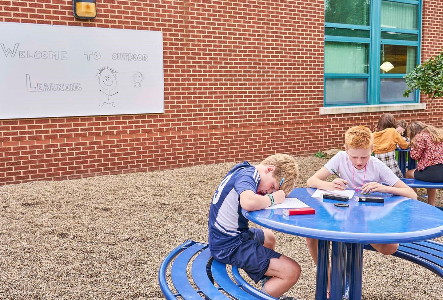 Blog5 Penn Curved Table Set 40In Sapphire Education Elementaryschool Butlerpa