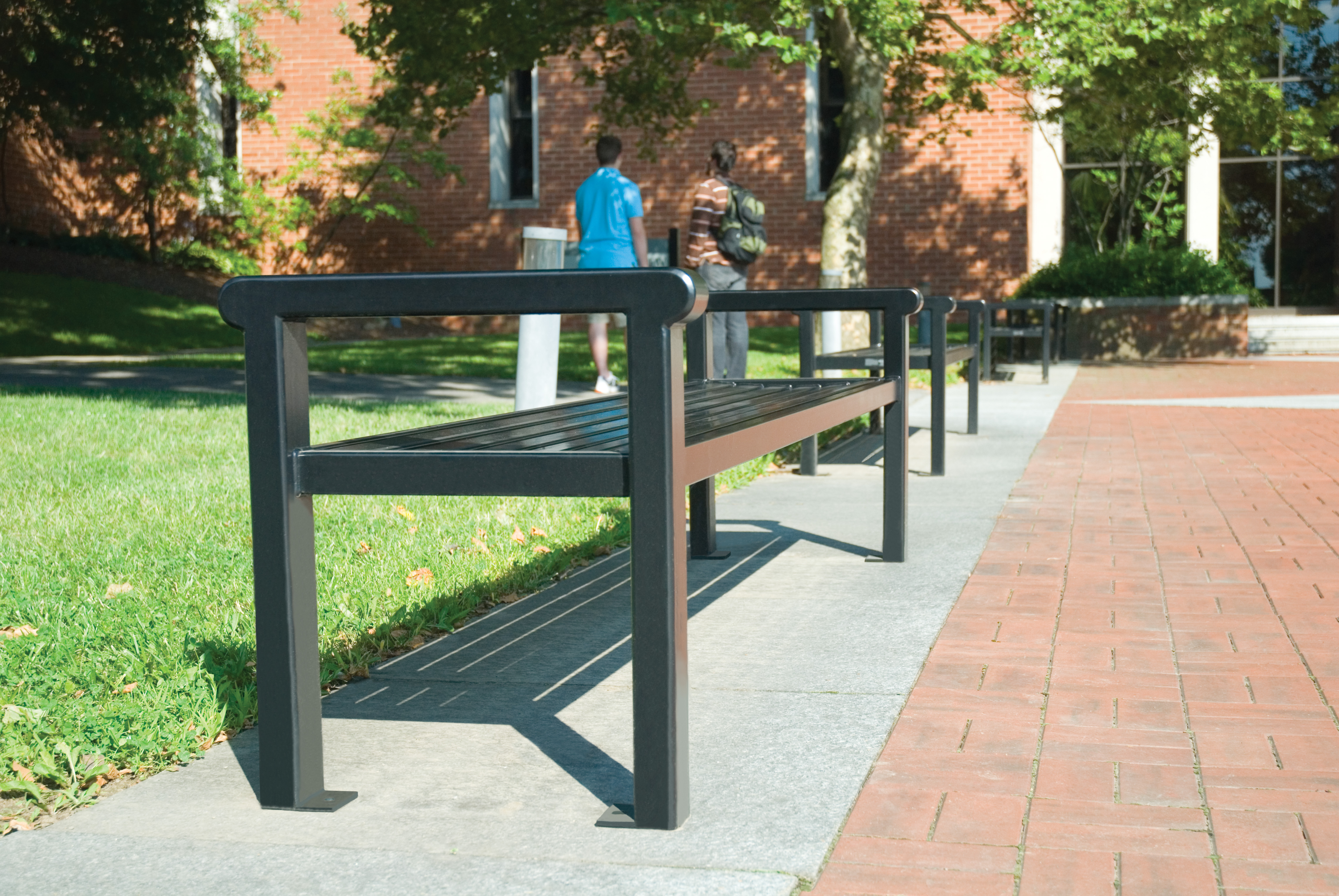 Feature Reading Bench Without Back 6Ft Bronze Education Collegecampus Grovecitypa