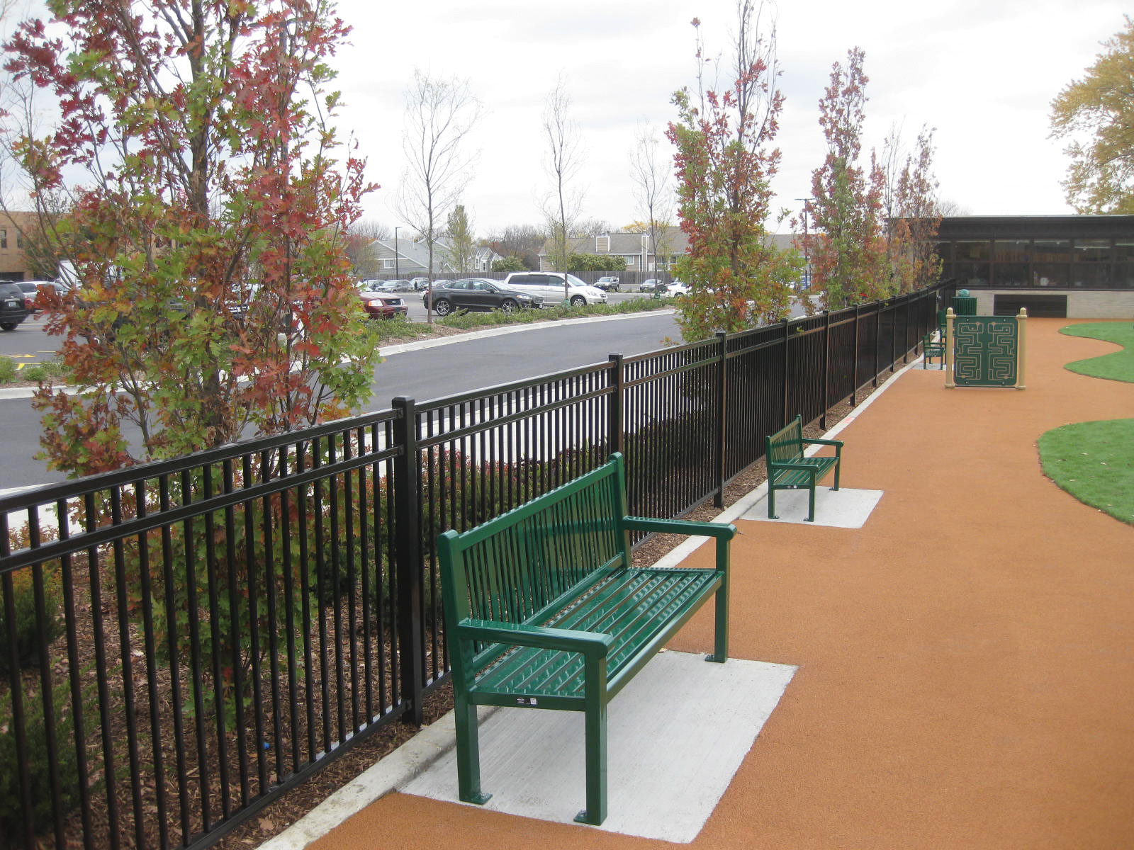 Childrens Reading Bench With Back Playground