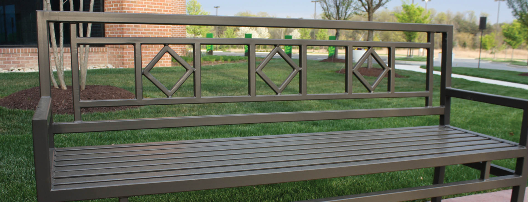 artisan bench with back 6ft bronze-baltimoremd