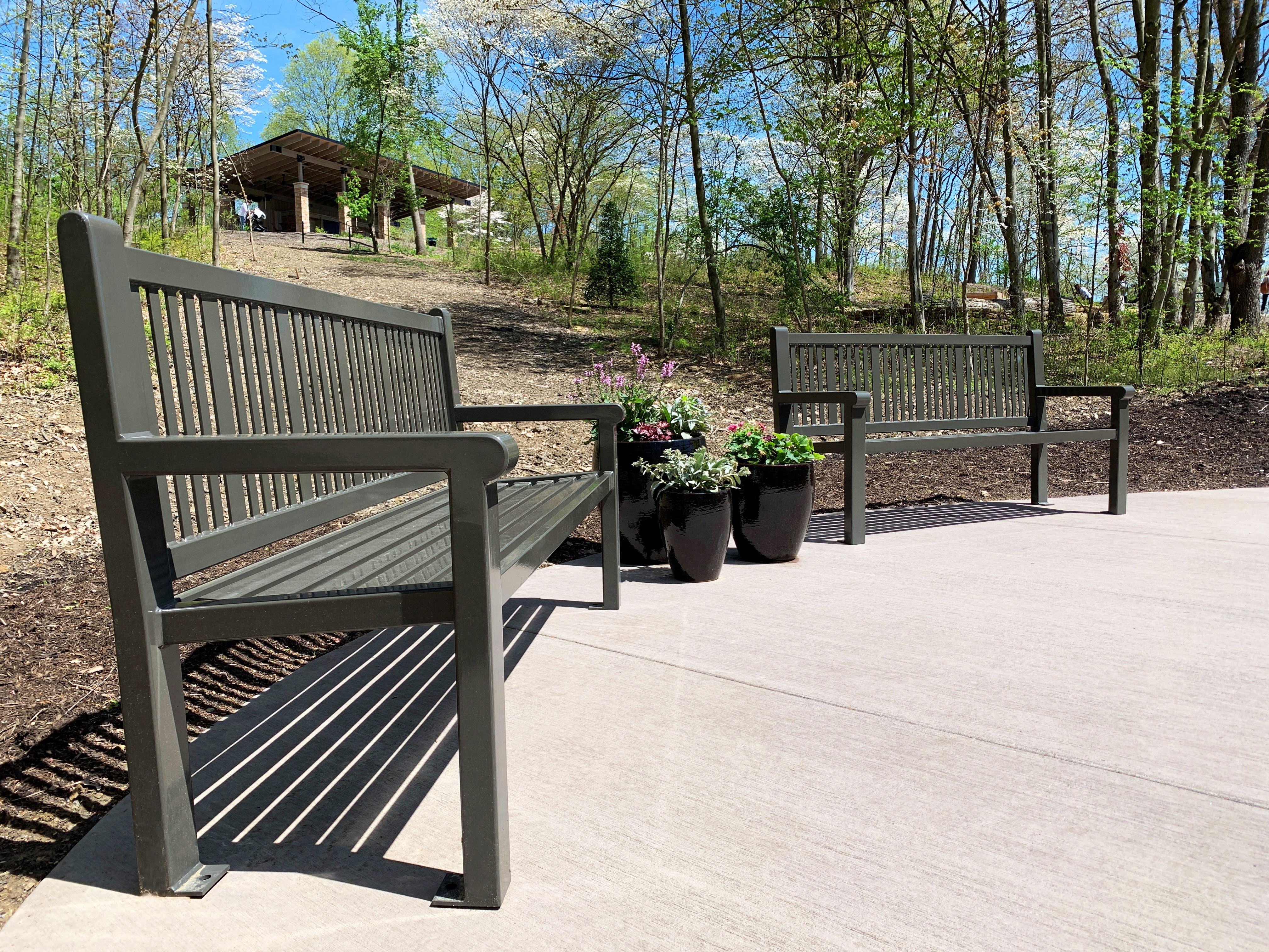 Reading Bench With Back 6Ft Bronze Spring Pittsburghbotanicgardens2 (1)