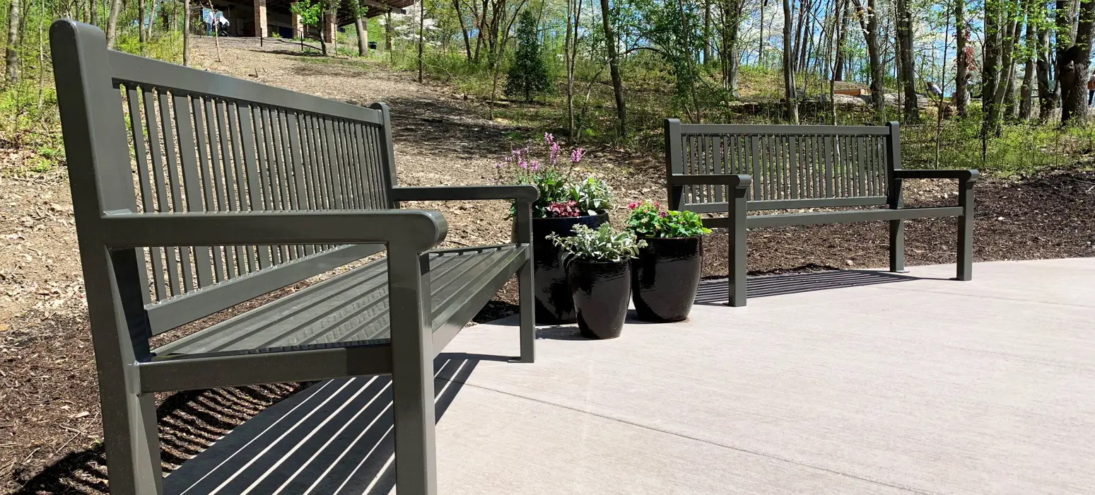 Reading Bench With Back 6Ft Bronze Spring Pittsburghbotanicgardens2 (1)