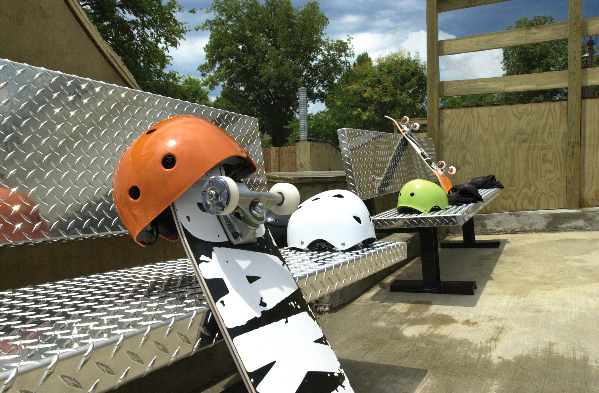 Feature Torque Bench With Back 6Ft Glossblack Park Skatepark Almaar