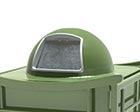 Lid Dome Galv Door Small