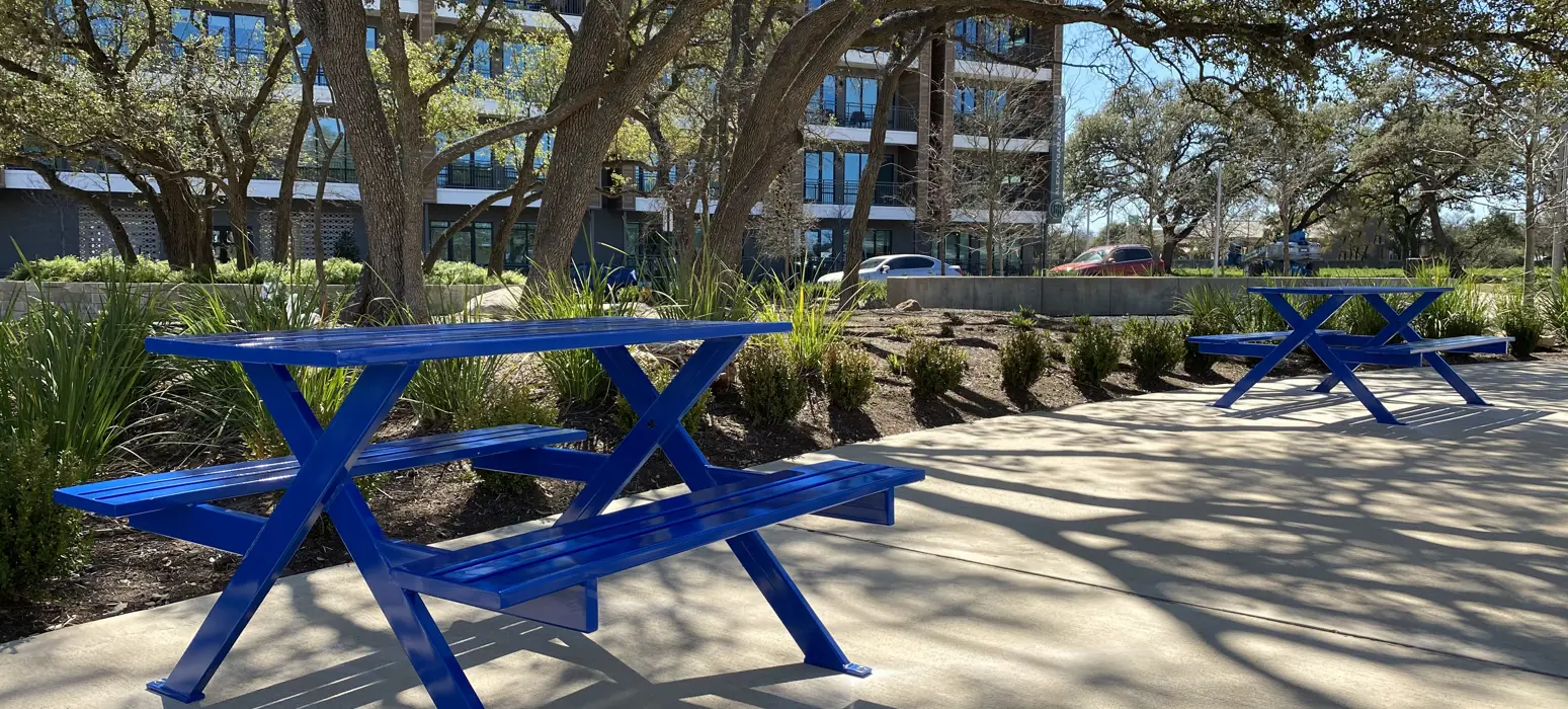 Breakwater Picnic Table 4Ft Nantucketblue Corporate TX