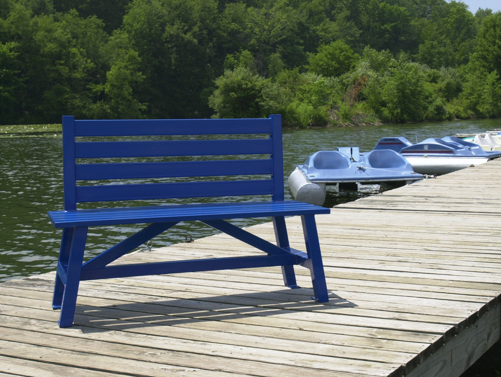 Breakwater Bench With Back 4Ft Nantucketblue Park