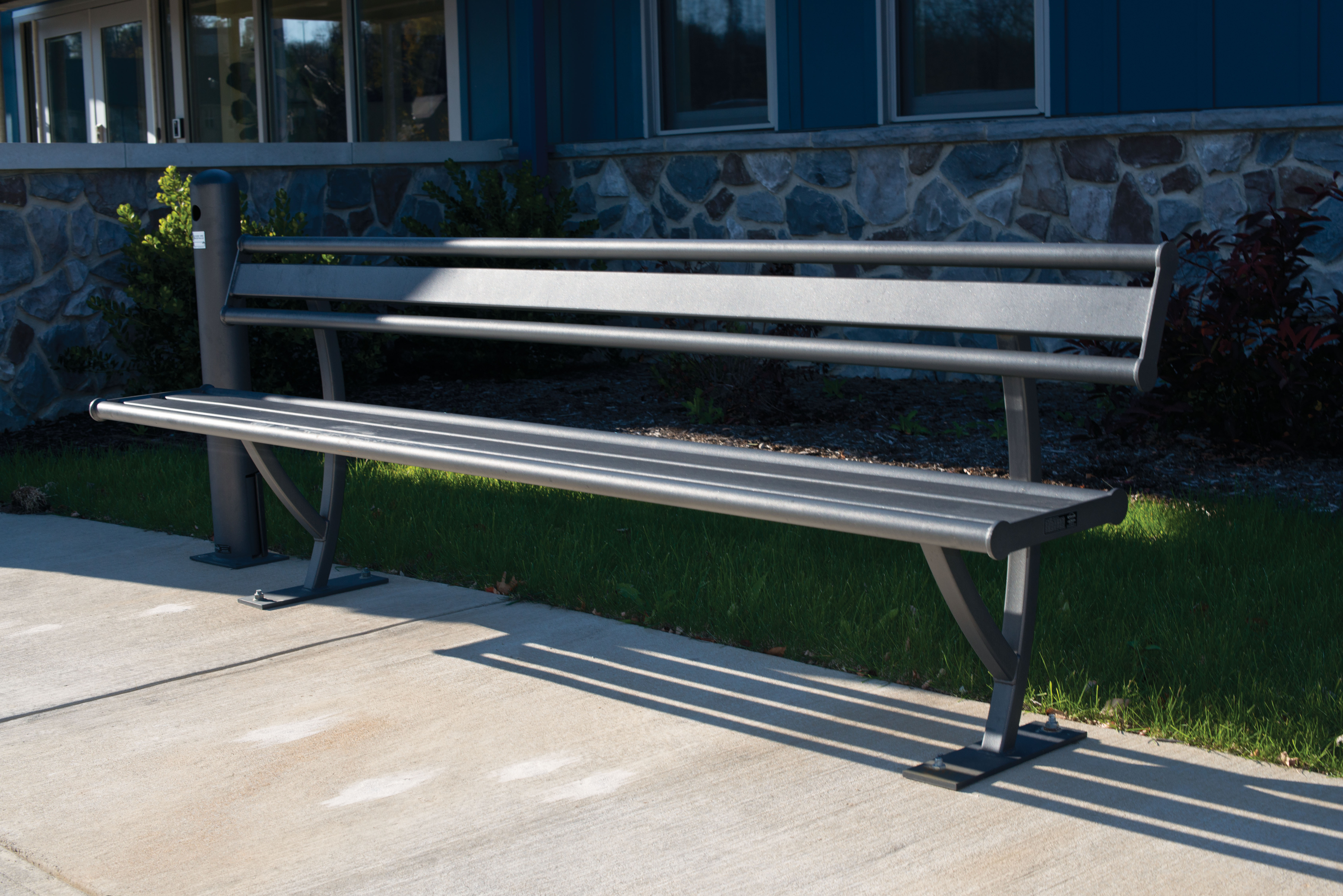 Penn Bench With Back 8Ft Chromite Education Elementaryschool