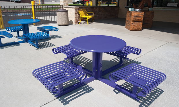 Image 16 Purple Blue Table