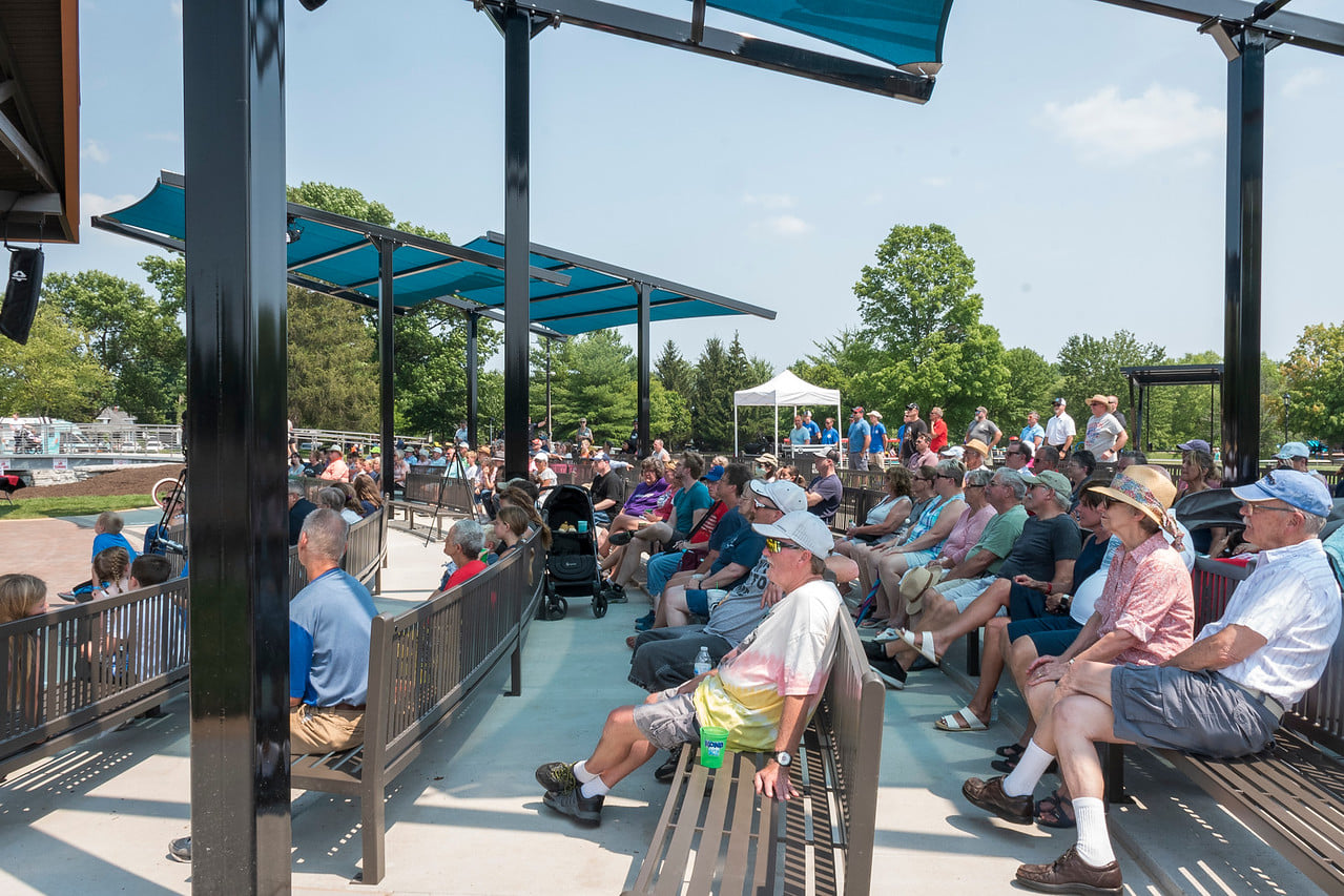 Custom Amphitheater Benches Reading Park