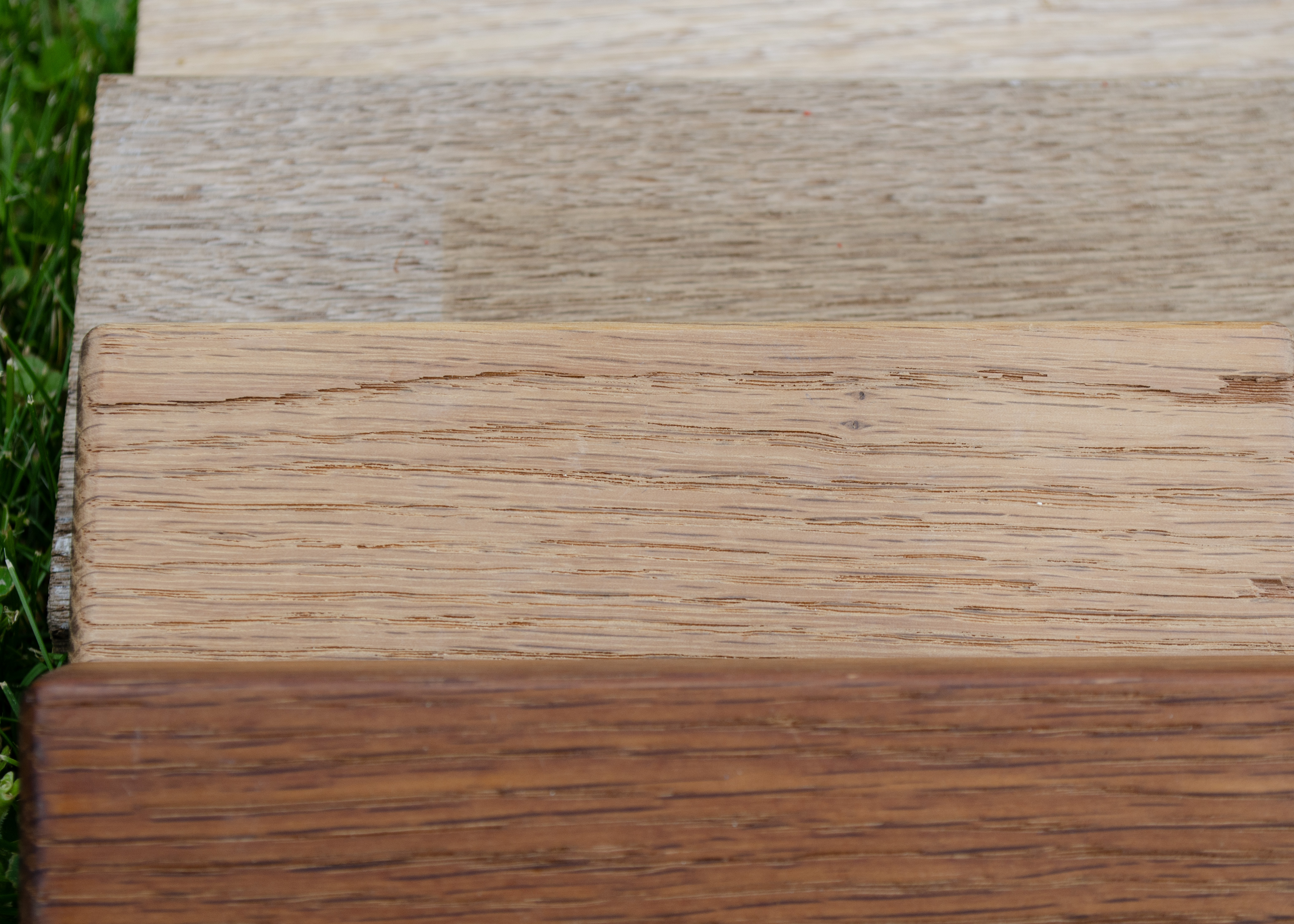 Thermally Modified Wood Closeup