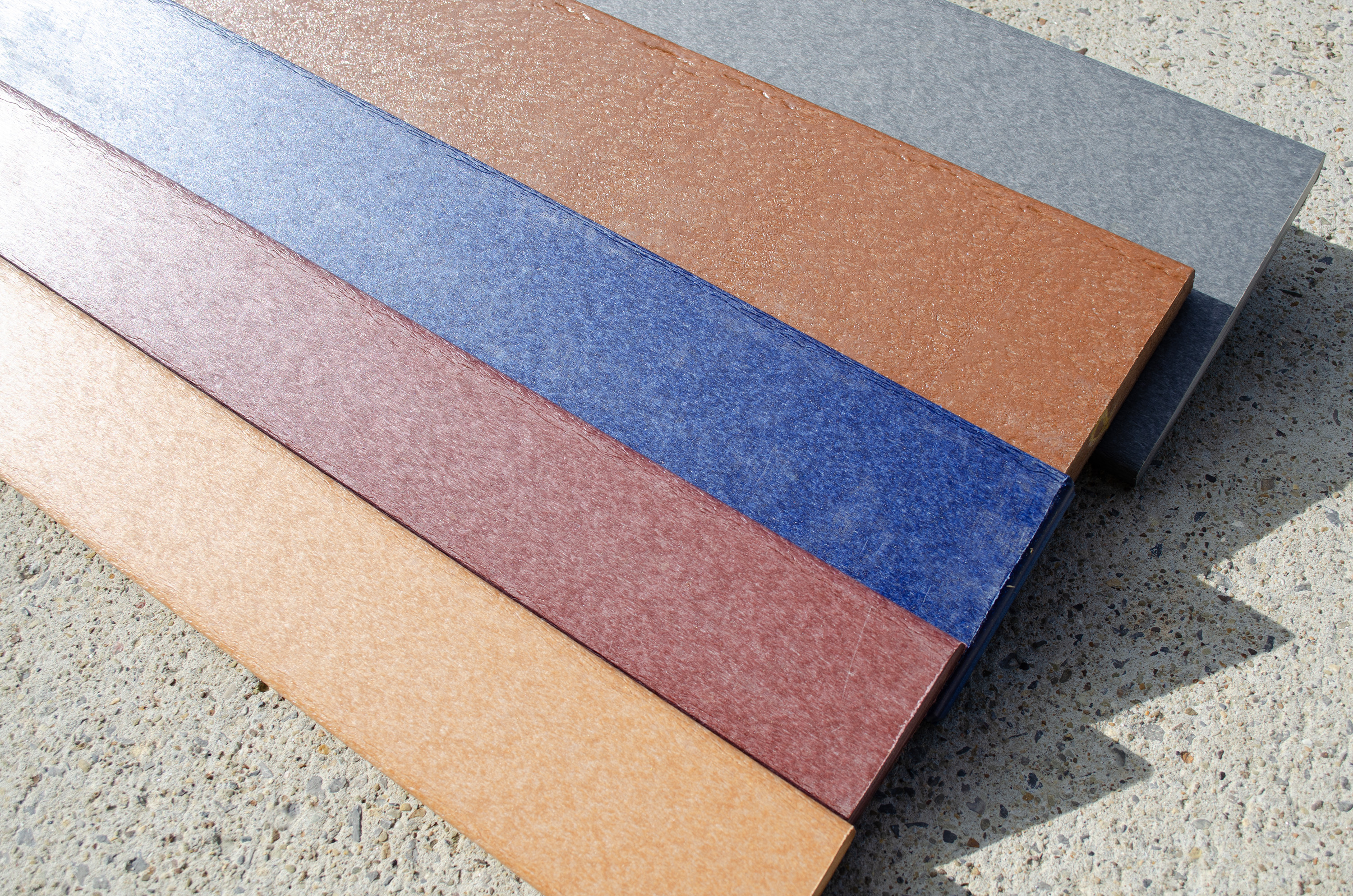 Recycled Plastic Slat Color Samples