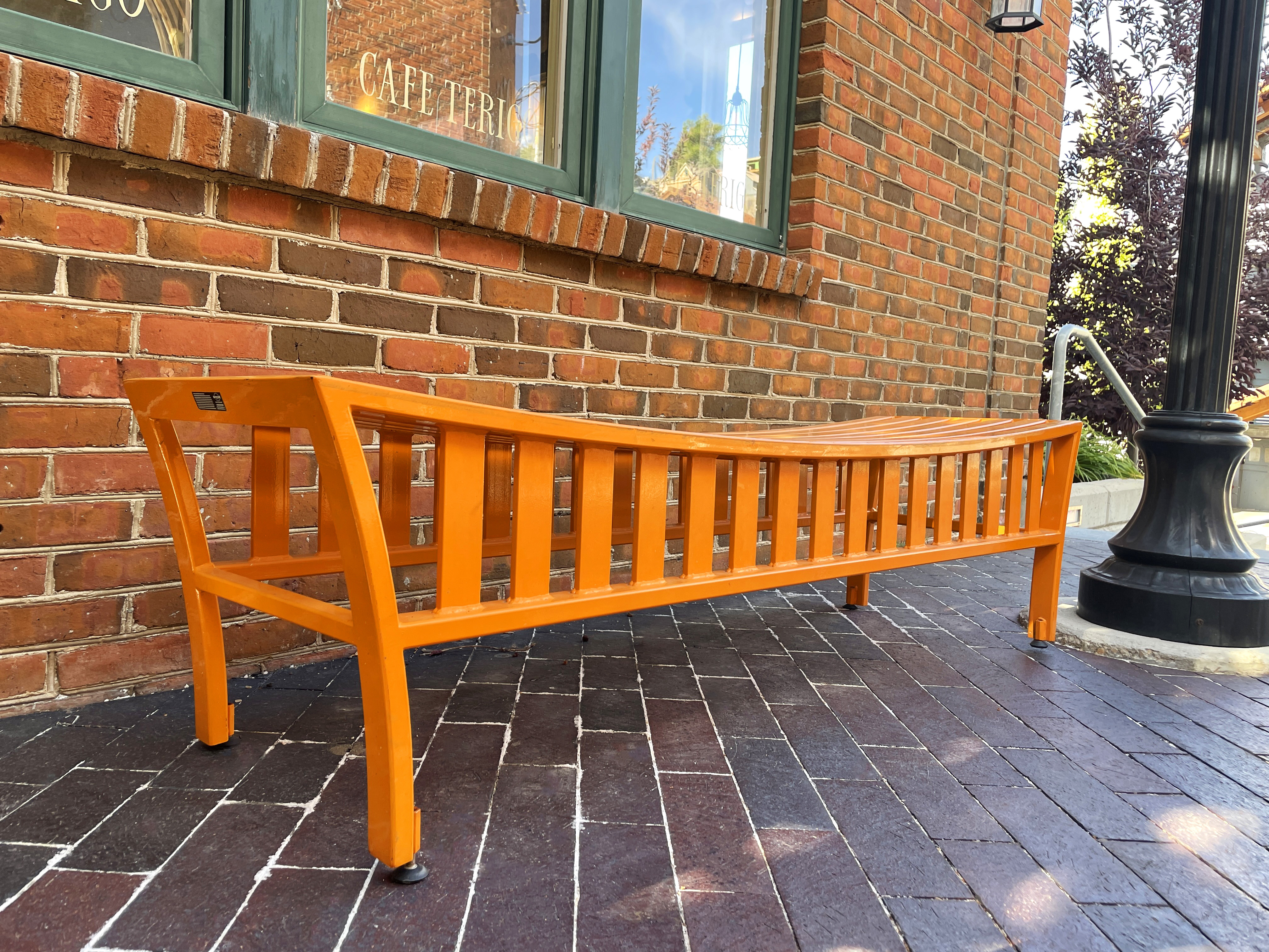 Exeter Bench Without Back 6Ft Customorange Retail Parkcityut