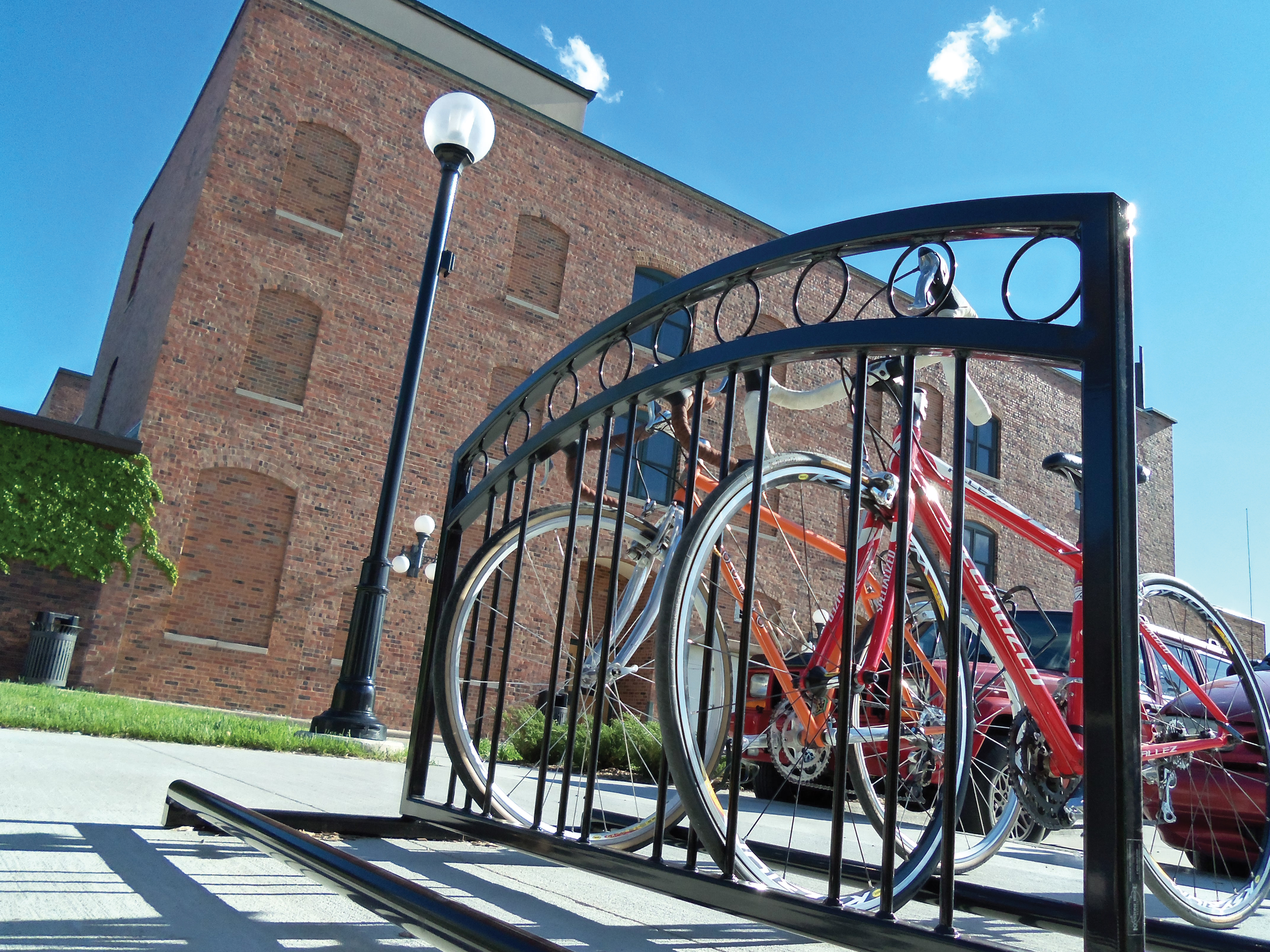 Atlanta Bike Rack Glossblack Streetscape Perryia
