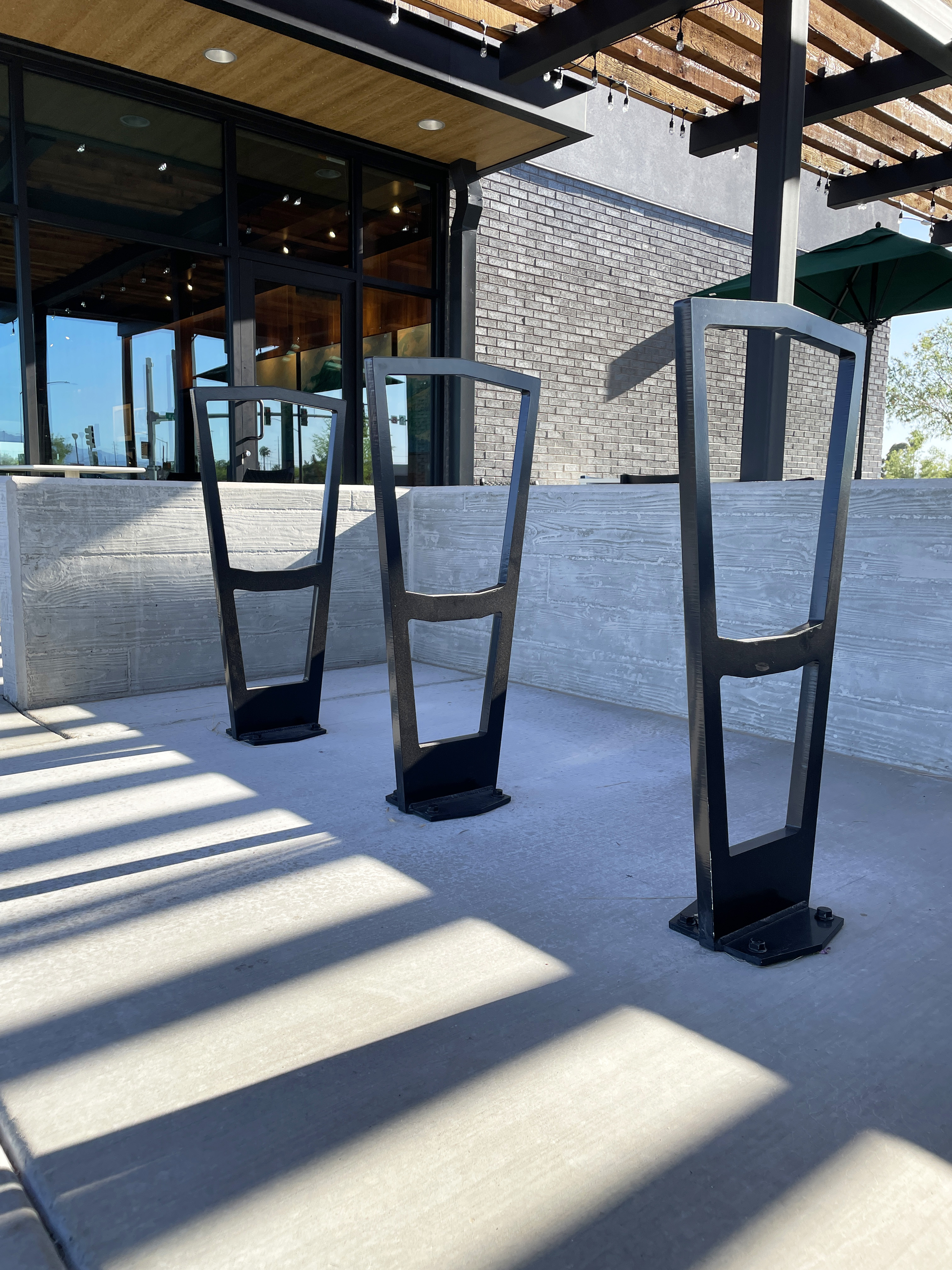 Creekview Bike Rack Glossblack Hospitality Restuarant Hendersonnv