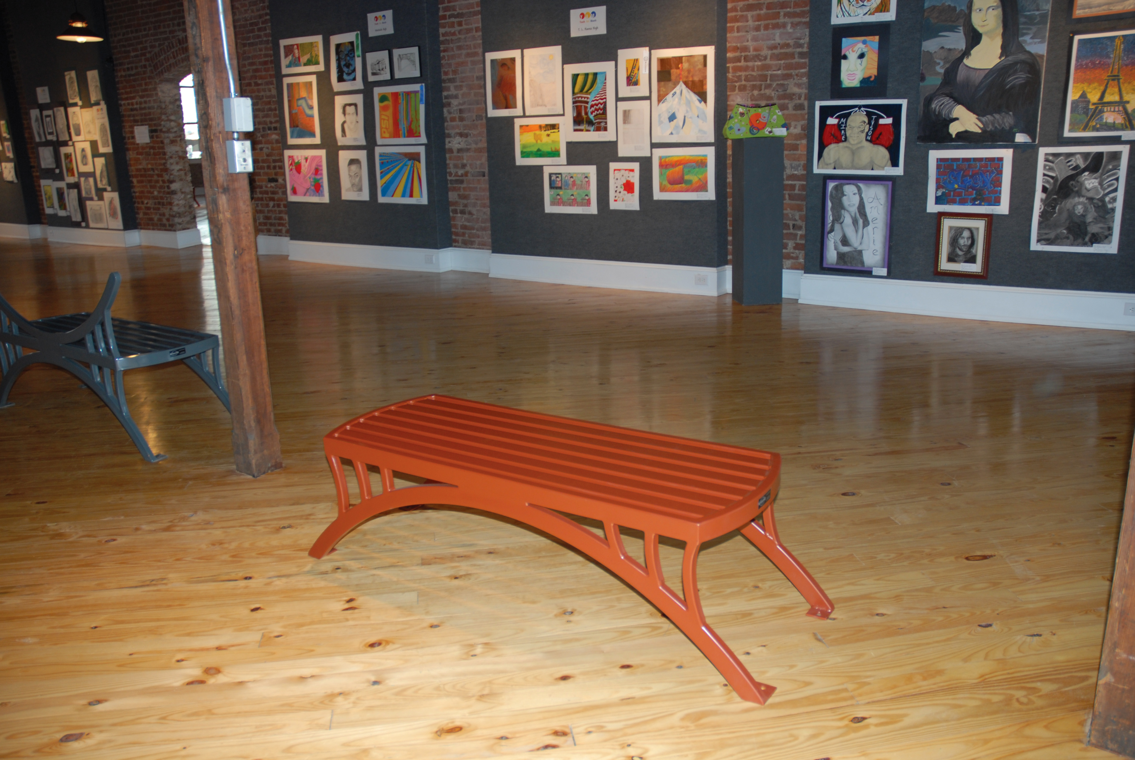 Dragonfly Bench Without Back 6Ft Customorange Entertainment Museum