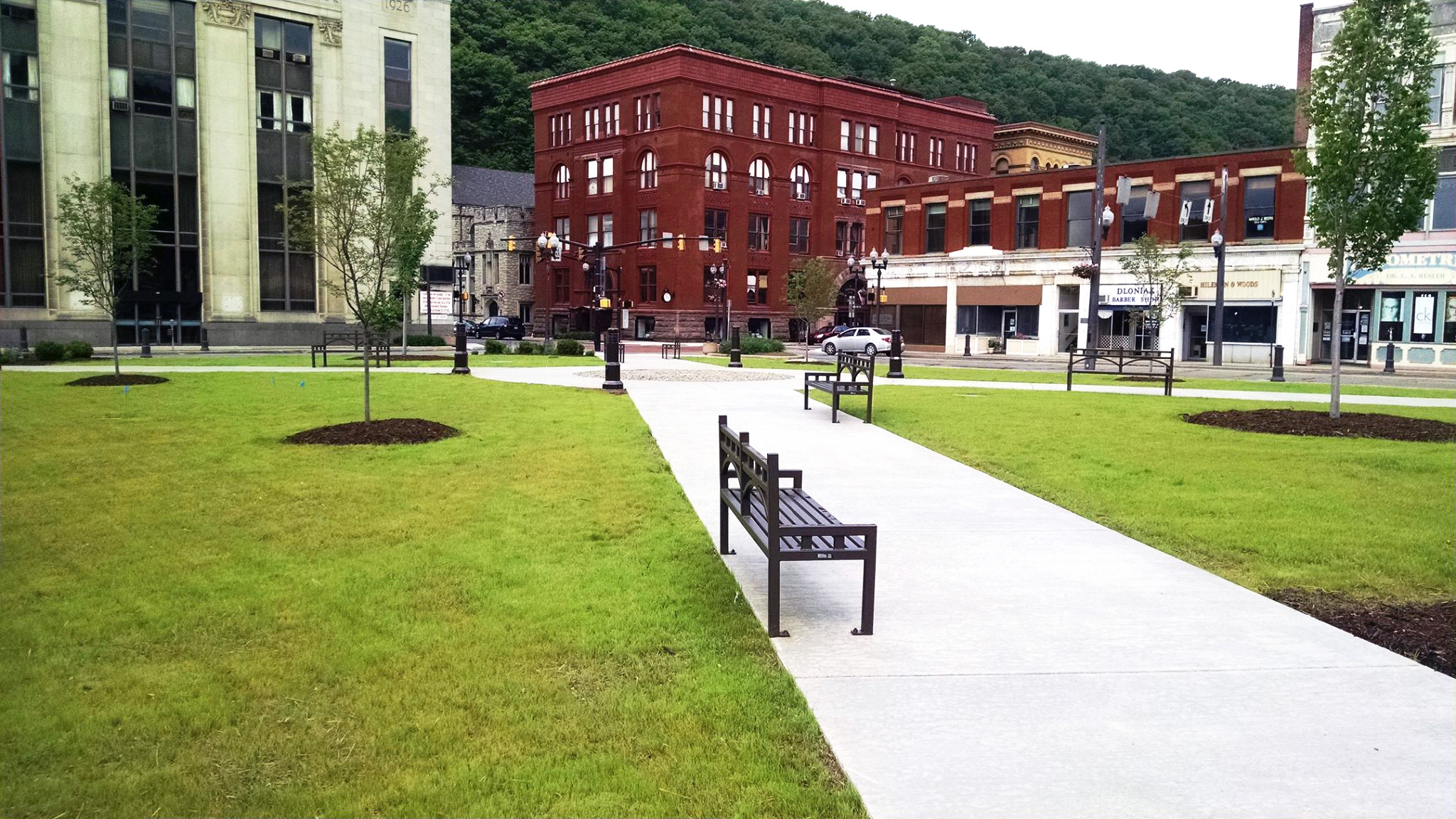 Liberty Bench With Back 6Ft Bronze Municipal Streetscape Oilcitypa